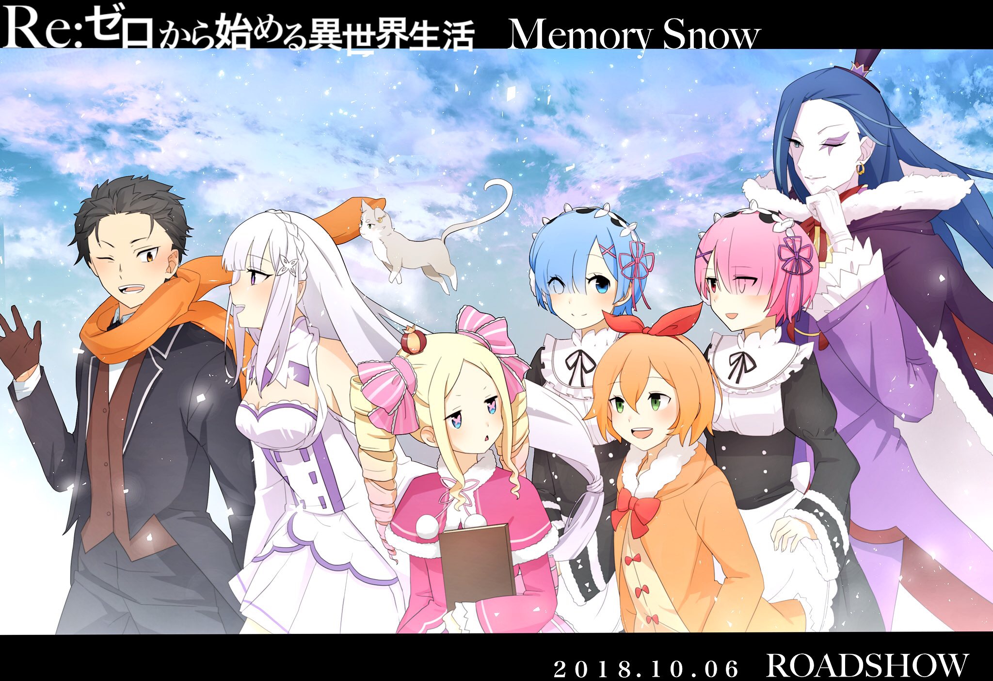 Anime Re Life In A Different World From Zero Memory Snow Hd