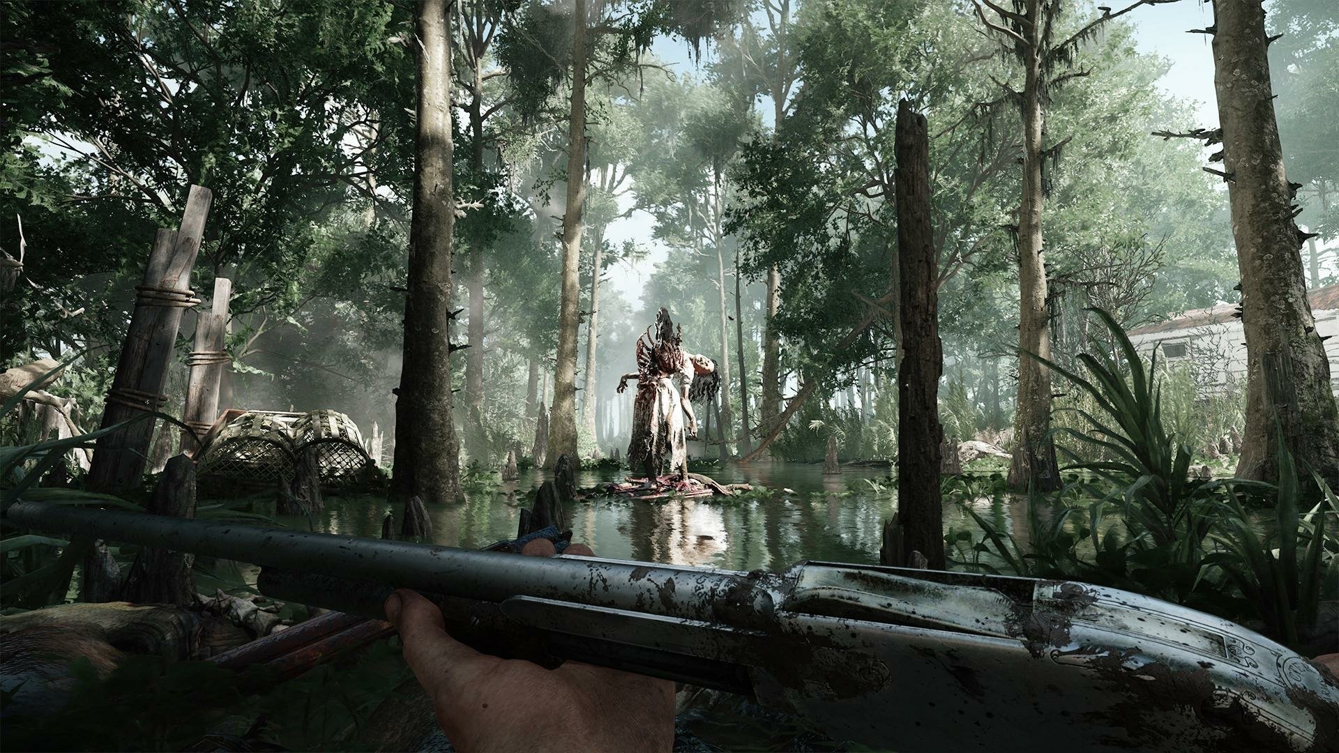 Hunt Showdown Game Hd Wallpaper Swamp Encounter