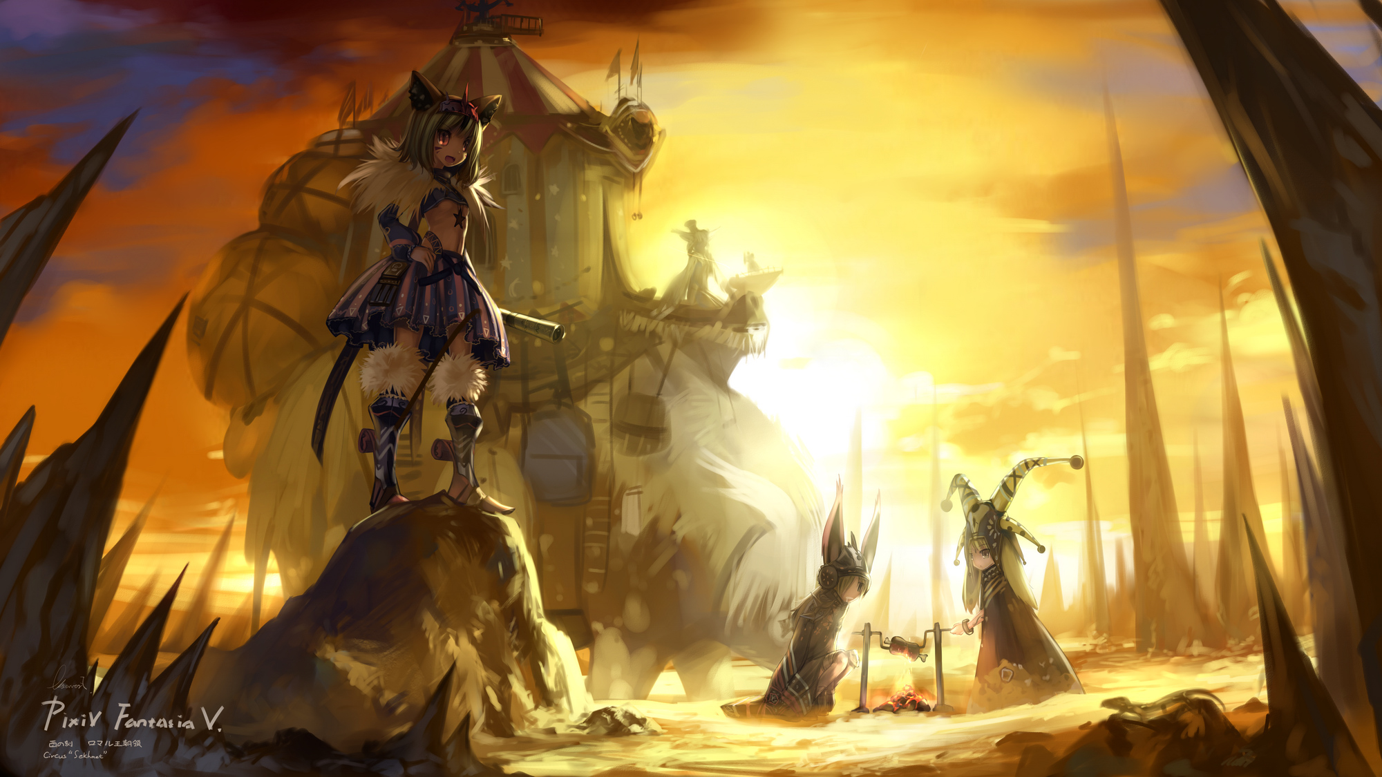 Pixiv Fantasia V Anime Hd Wallpaper By Lin