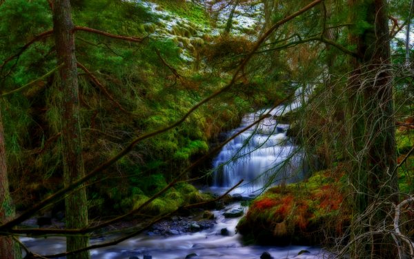 Earth - waterfall Wallpapers and Backgrounds