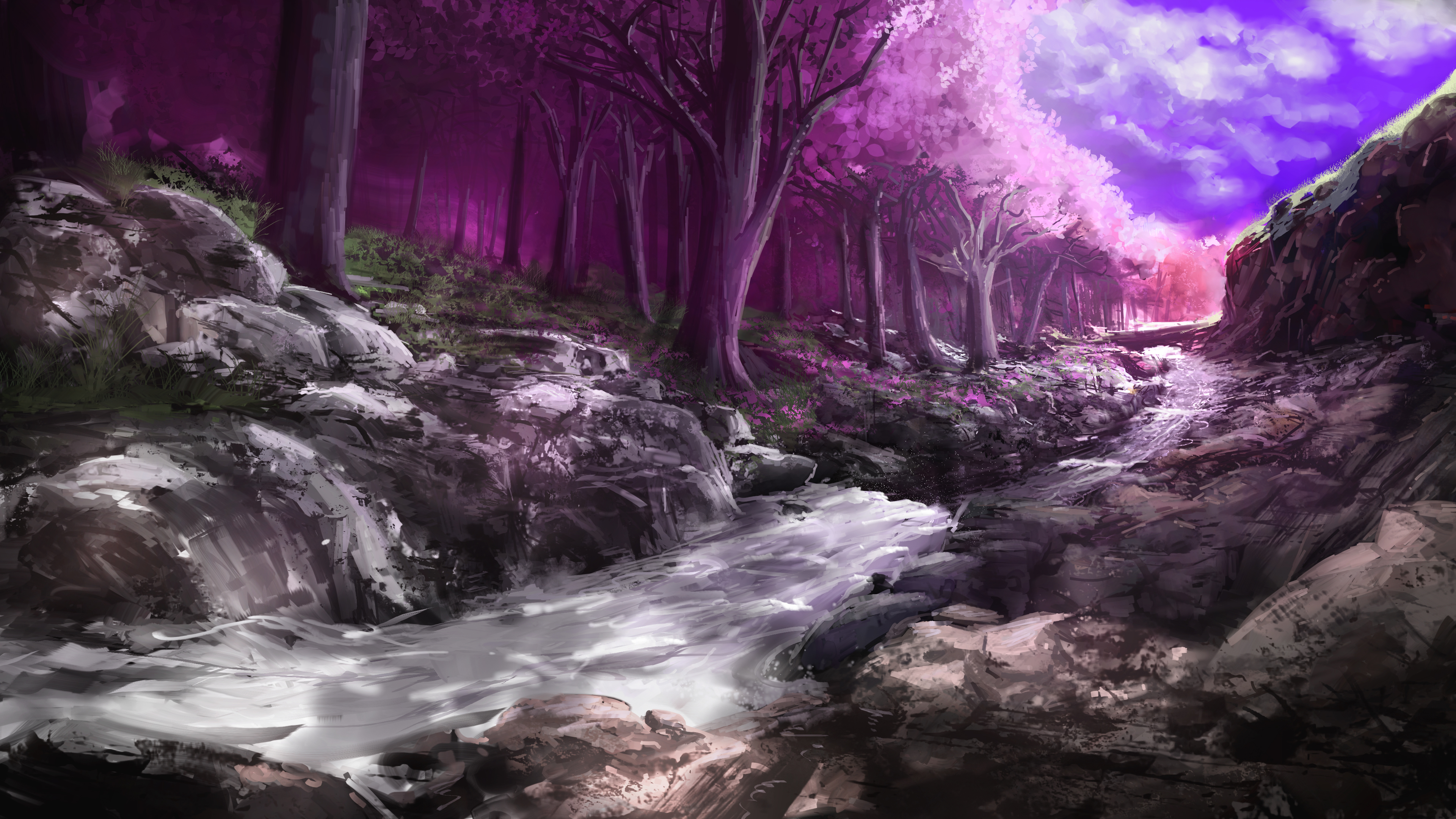 40+ Anime sprueche , Wald Wallpapers, Hintergründe 3840x2160 ID591940