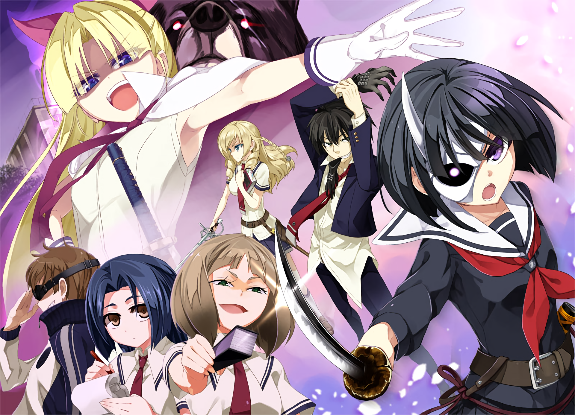 Anime Armed Girl S Machiavellism HD Wallpaper