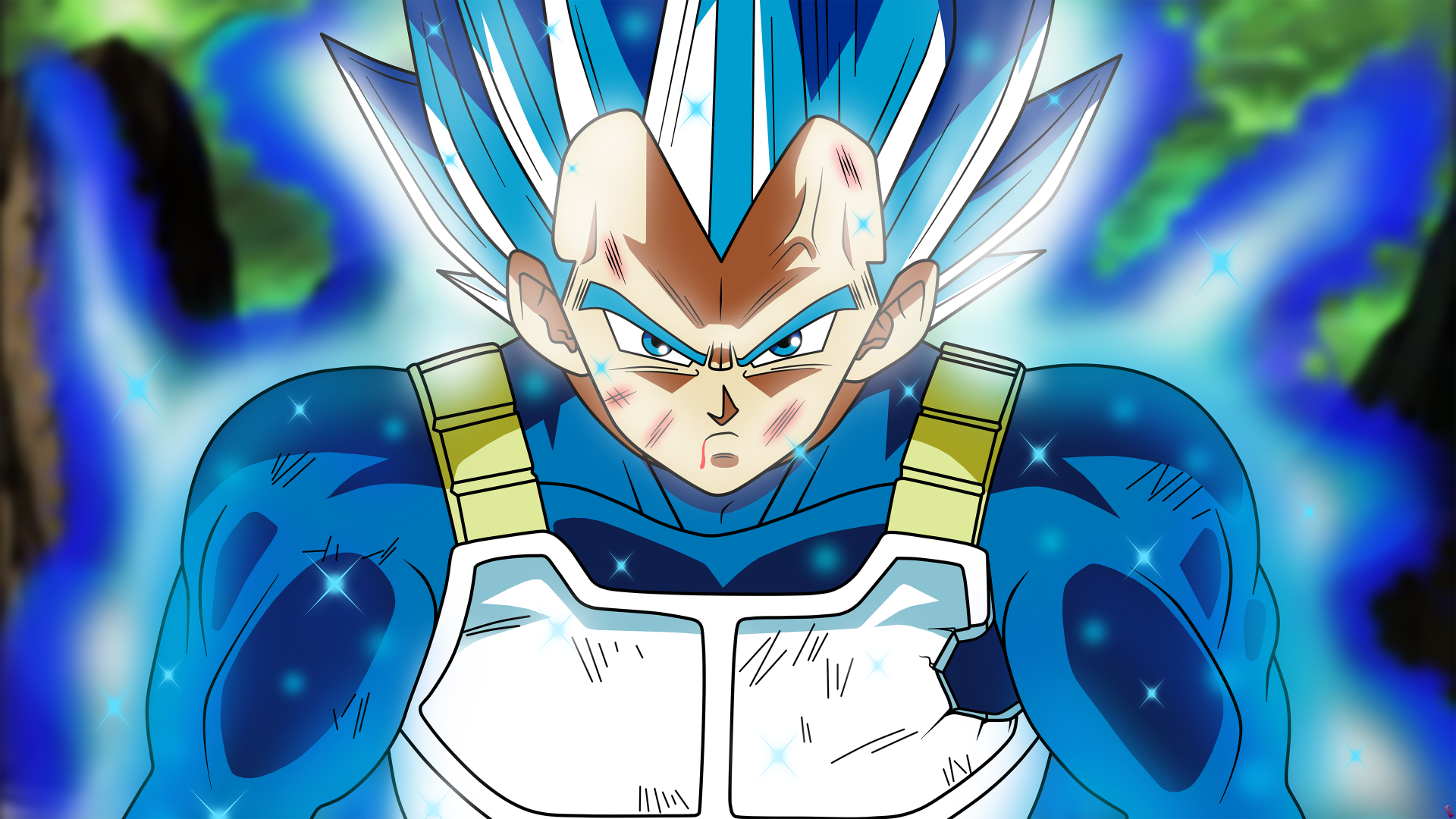 Vegeta Ssj Blue Full Power 4k Ultra Hd Wallpaper Background Image