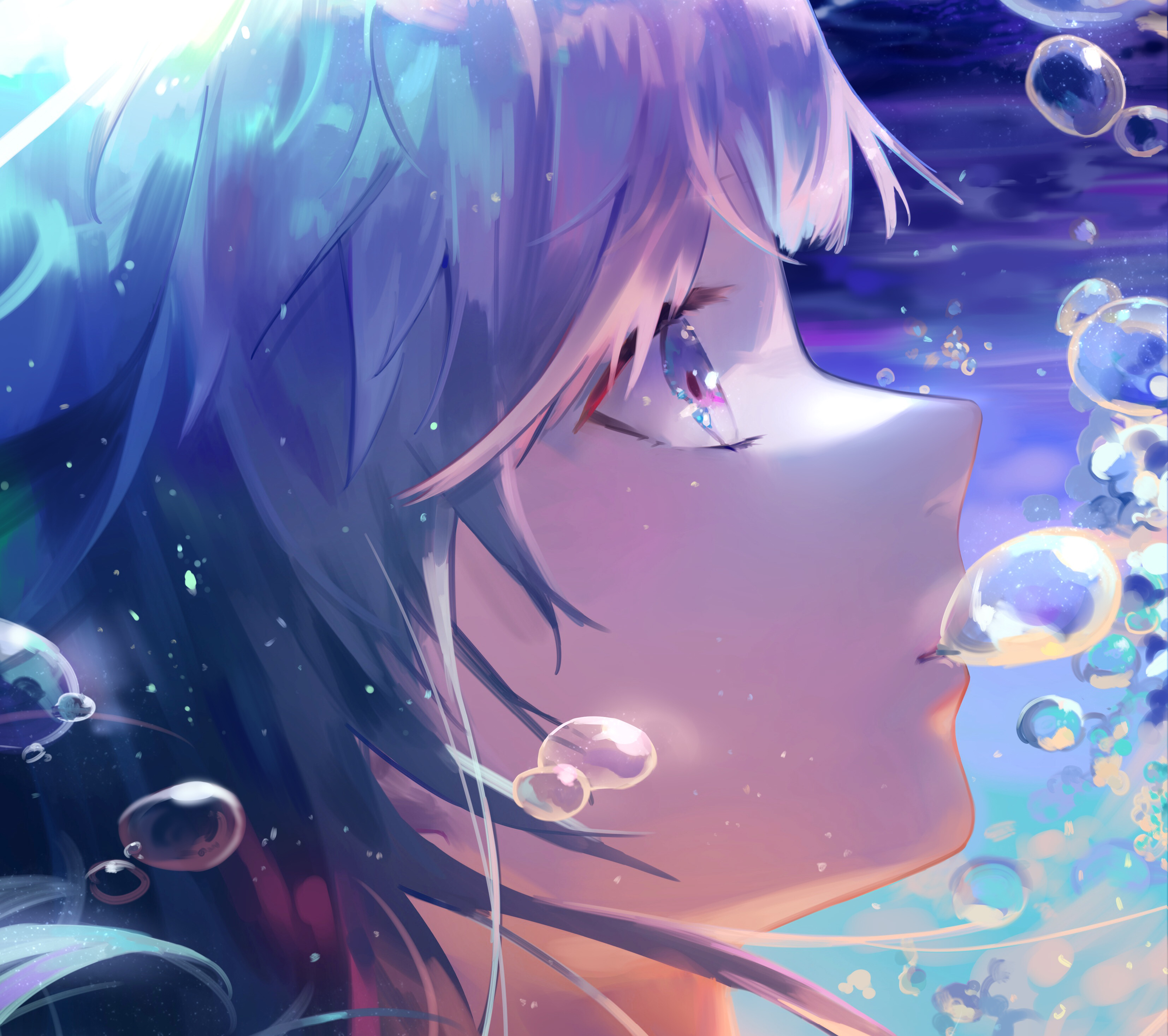 Wallpaper : anime, landscape, bubble 4237x2210 - AJIraq - 1777367 - HD  Wallpapers - WallHere