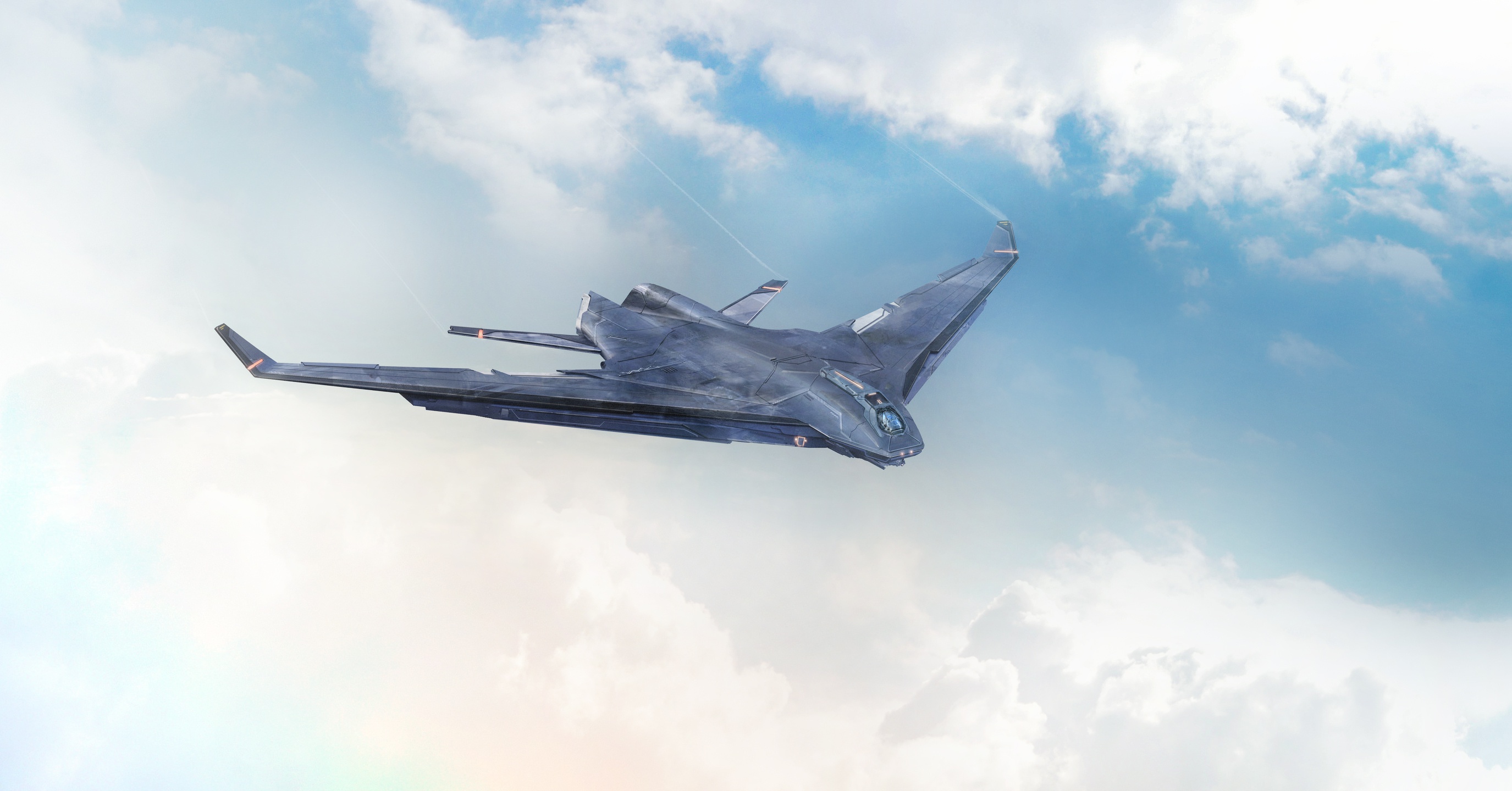 Sci Fi Aircraft HD Wallpaper | Background Image
