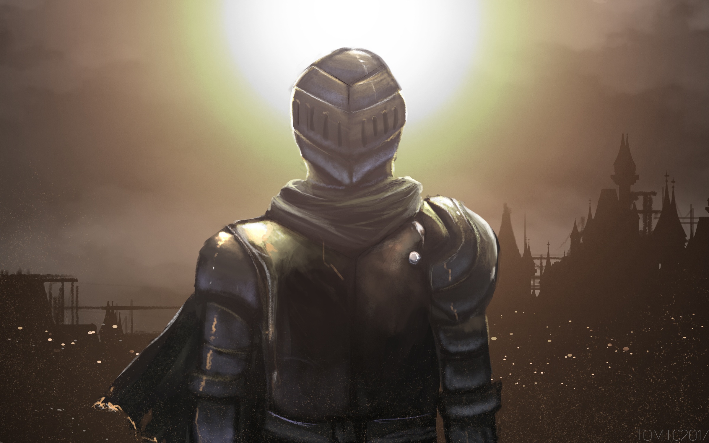Download Fantasy Knight HD Wallpaper by Tommy Chandra