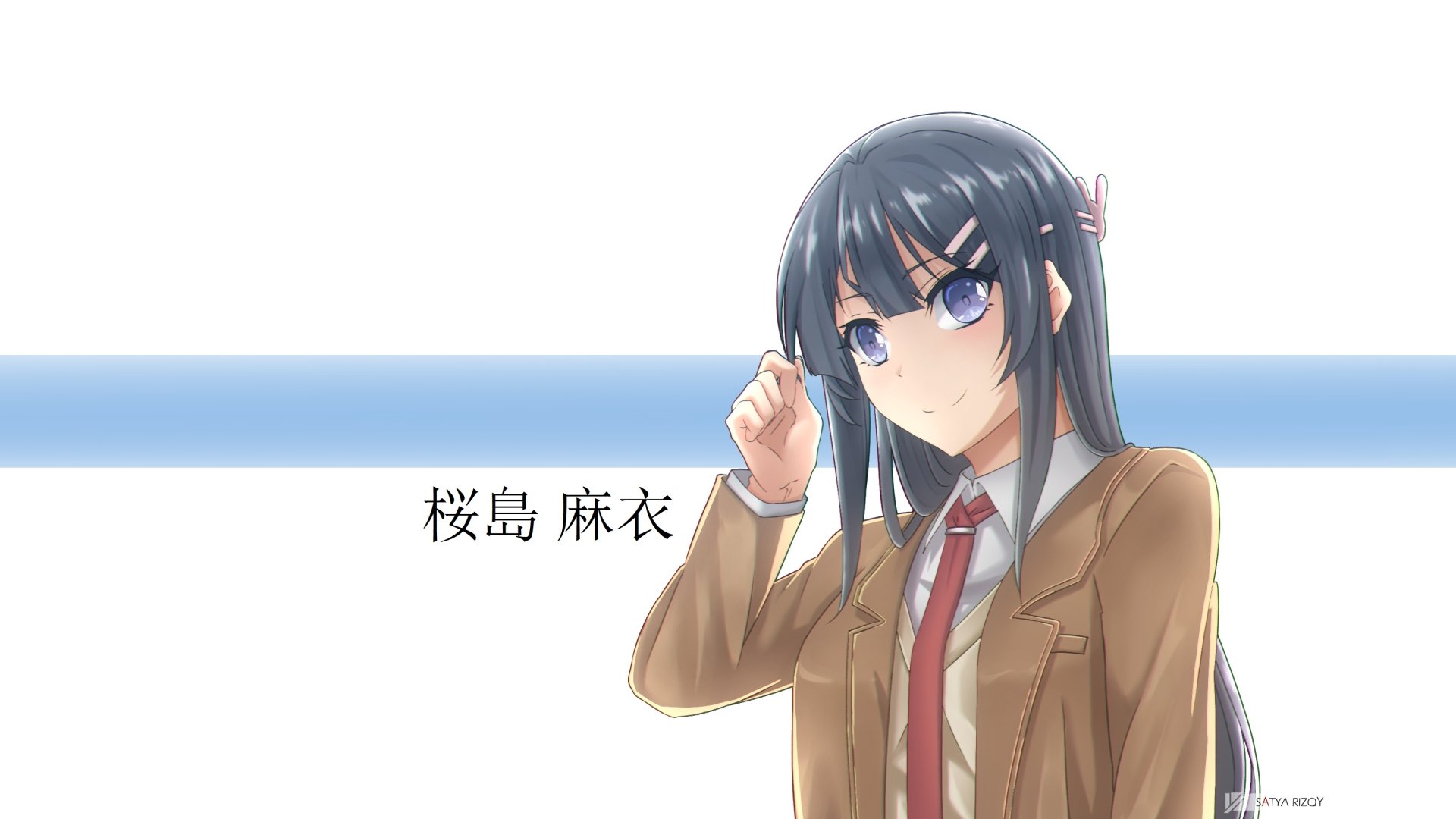 Download Mai Sakurajima Anime Rascal Does Not Dream Of Bunny Girl Senpai HD Wallpaper by satyarizqy