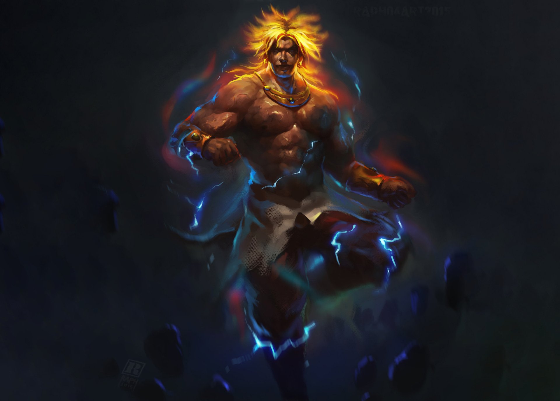 Download Broly (Dragon Ball) Anime Dragon Ball Super: Broly HD Wallpaper by Raph Lomotan