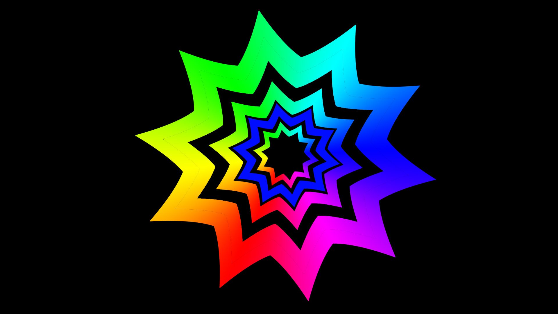 Colorful Star Hd Wallpaper Background Image 1920x1080 Id1004043