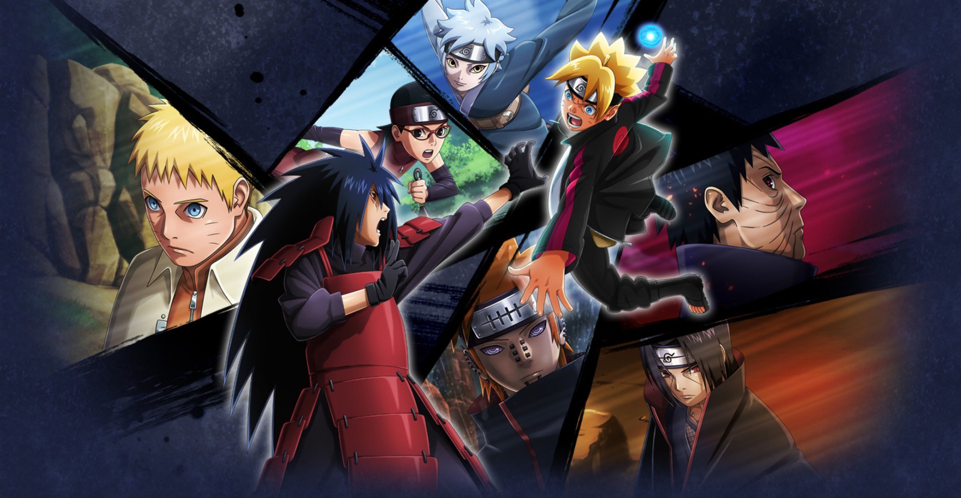 Download Pain (Naruto) Naruto Uzumaki Itachi Uchiha Madara Uchiha Obito Uchiha Mitsuki (Naruto) Sarada Uchiha Boruto Uzumaki Anime Boruto HD Wallpaper by AiKawaiiChan