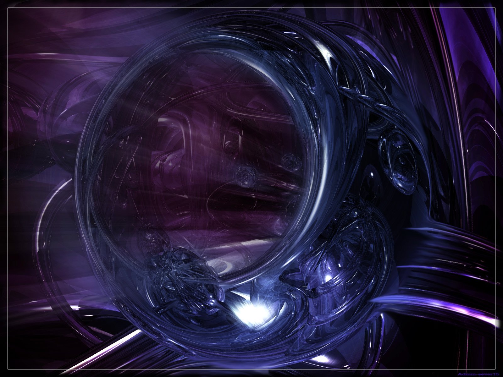 Abstract HD wallpaper featuring intricate textures and patterns in shades of blue and purple, showcasing dynamic shapes and smooth transitions that create a captivating visual experience.