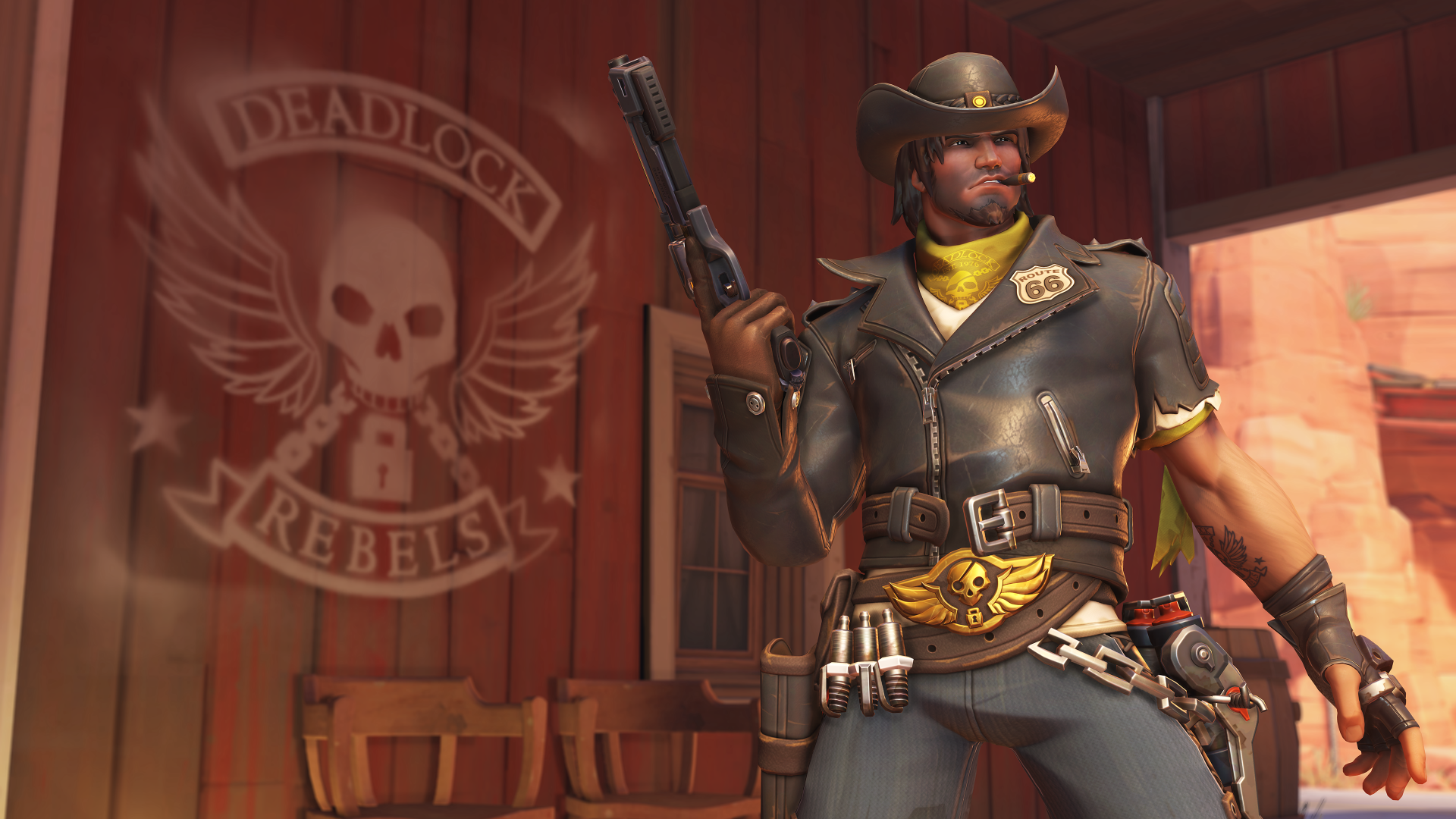 Download McCree (Overwatch) Video Game Overwatch 4k Ultra HD Wallpaper
