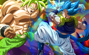 Goku Blue Vegeta Blue Broly by Nguyen Hai