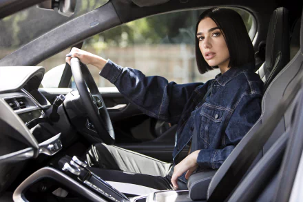 car music Dua Lipa HD Desktop Wallpaper | Background Image