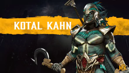 Kotal Kahn video game Mortal Kombat 11 HD Desktop Wallpaper | Background Image