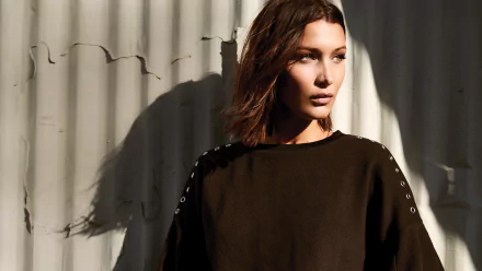 brunette model American Celebrity Bella Hadid HD Desktop Wallpaper | Background Image