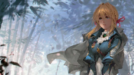 Violet Evergarden (Character) Violet Evergarden Anime HD Desktop Wallpaper | Background Image