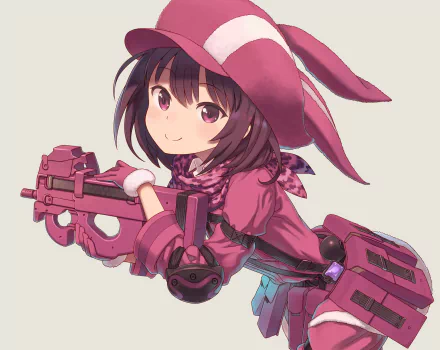 Karen Kohiruimaki LLENN (Sword Art Online) Anime Sword Art Online Alternative: Gun Gale Online HD Desktop Wallpaper | Background Image