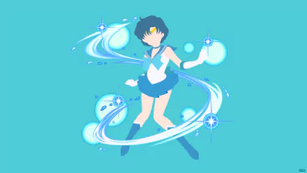 Sailor Mercury Anime Sailor Moon HD Desktop Wallpaper | Background Image