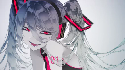 Zatsune Miku Anime Vocaloid HD Desktop Wallpaper | Background Image