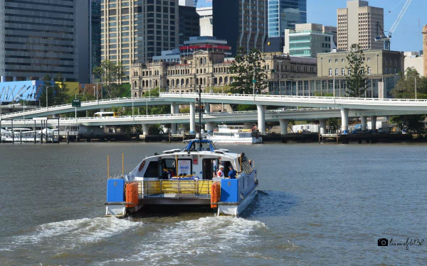 CityCat on the Brisbane River, South Bank, Brisbane Queensland