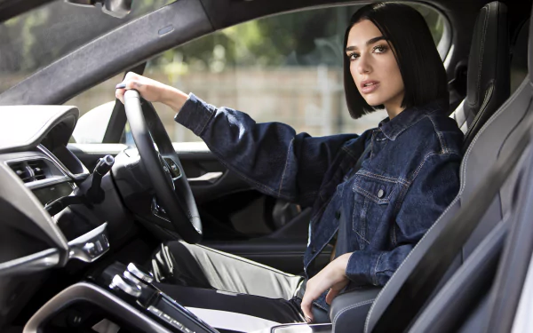 car music Dua Lipa HD Desktop Wallpaper | Background Image