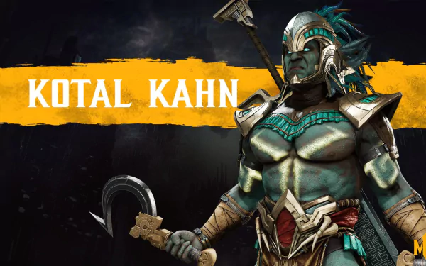 Kotal Kahn video game Mortal Kombat 11 HD Desktop Wallpaper | Background Image