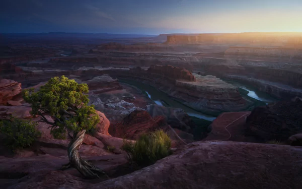 Dead Horse Point State Park river landscape nature canyon HD Desktop Wallpaper | Background Image