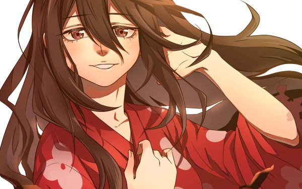 Anime Dororo Mio Long Hair Brown Hair Brown Eyes Smile HD Wallpaper | Background Image