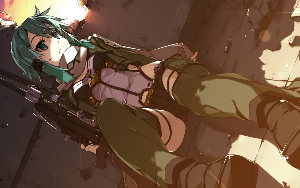 Anime Sword Art Online II Sword Art Online Sinon HD Wallpaper | Background Image