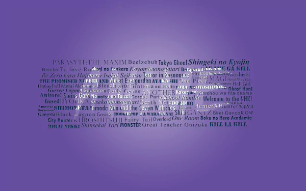  Anime Typography 2