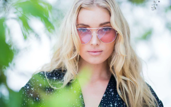 model Swedish sunglasses blonde woman Elsa Hosk HD Desktop Wallpaper | Background Image