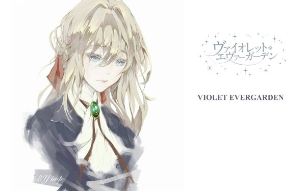 Anime Violet Evergarden Blonde Blue Eyes HD Wallpaper | Background Image