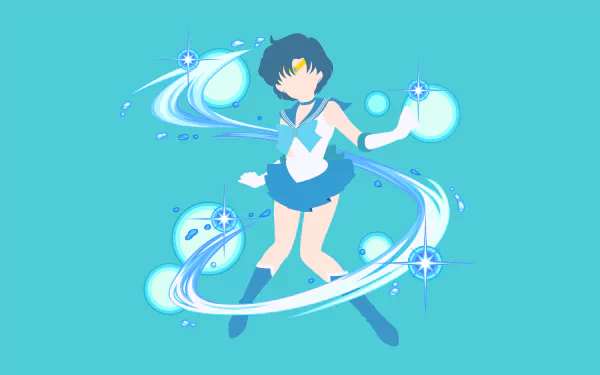 Sailor Mercury Anime Sailor Moon HD Desktop Wallpaper | Background Image