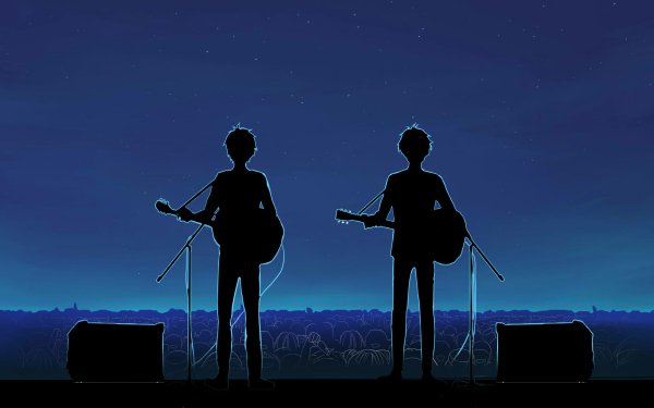 Anime Music Night HD Wallpaper | Background Image