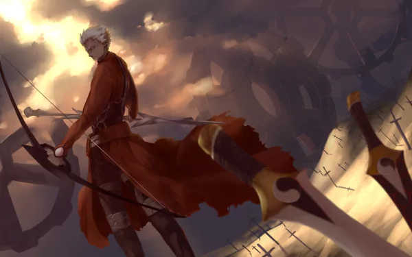 EMIYA Archer (Fate/Stay Night) Anime Fate/Stay Night: Unlimited Blade Works HD Desktop Wallpaper | Background Image