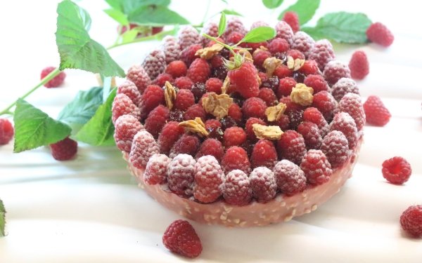 Food Pie Still Life Pastry Raspberry Fruit Berry HD Wallpaper | Background Image