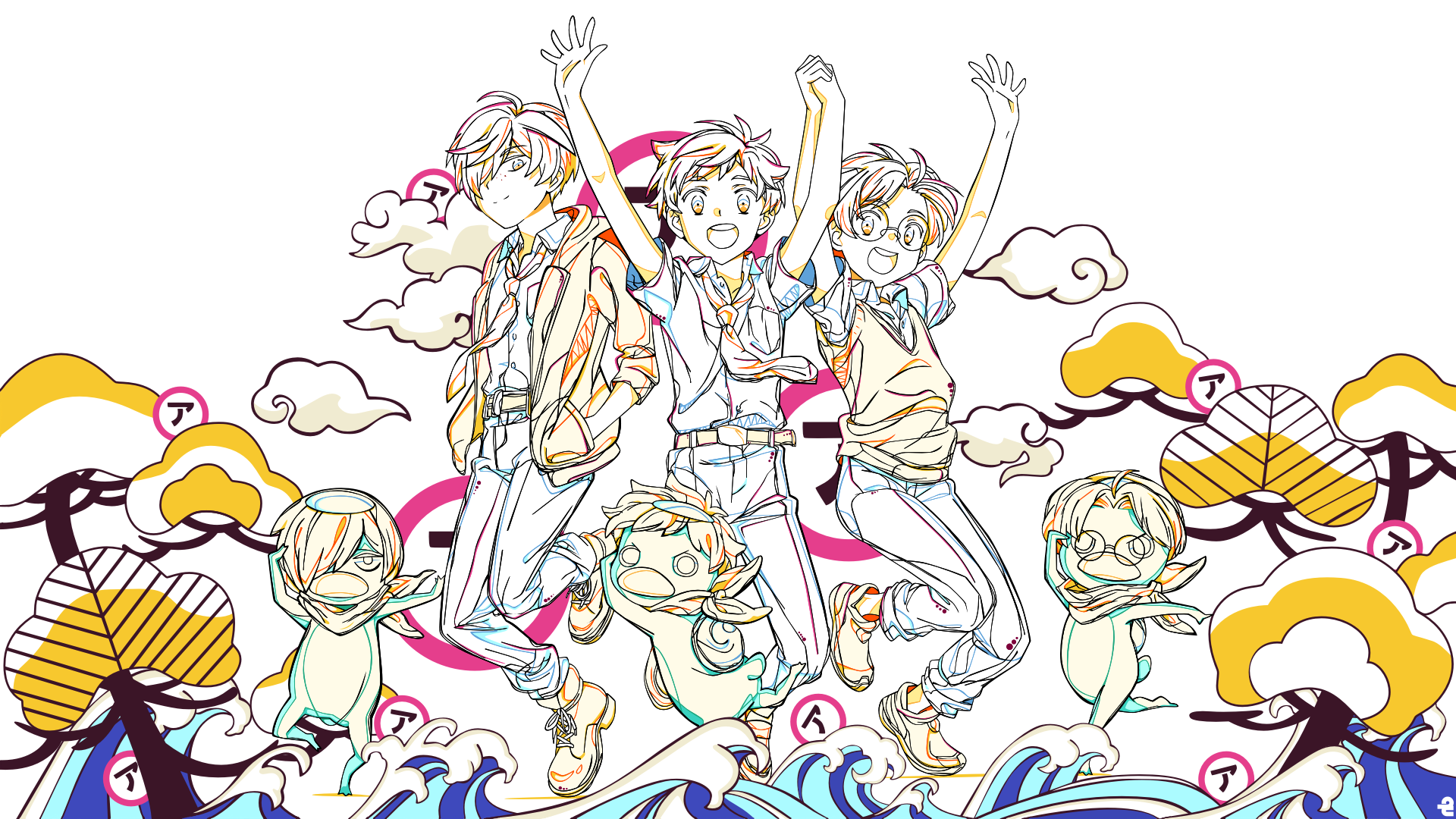 Anime Sarazanmai HD Wallpaper by noerulb