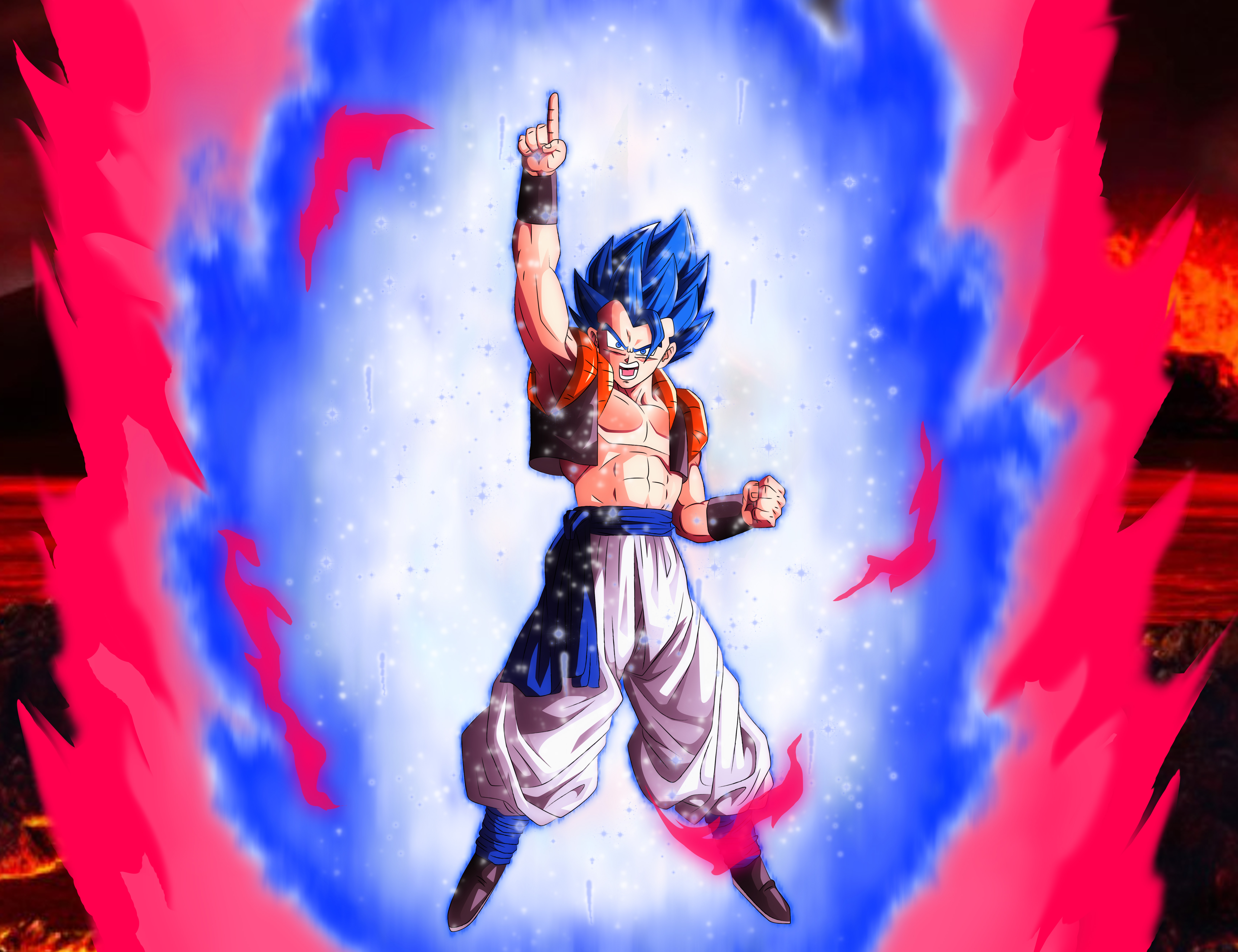Gogeta SSBx10 by MohaSetif