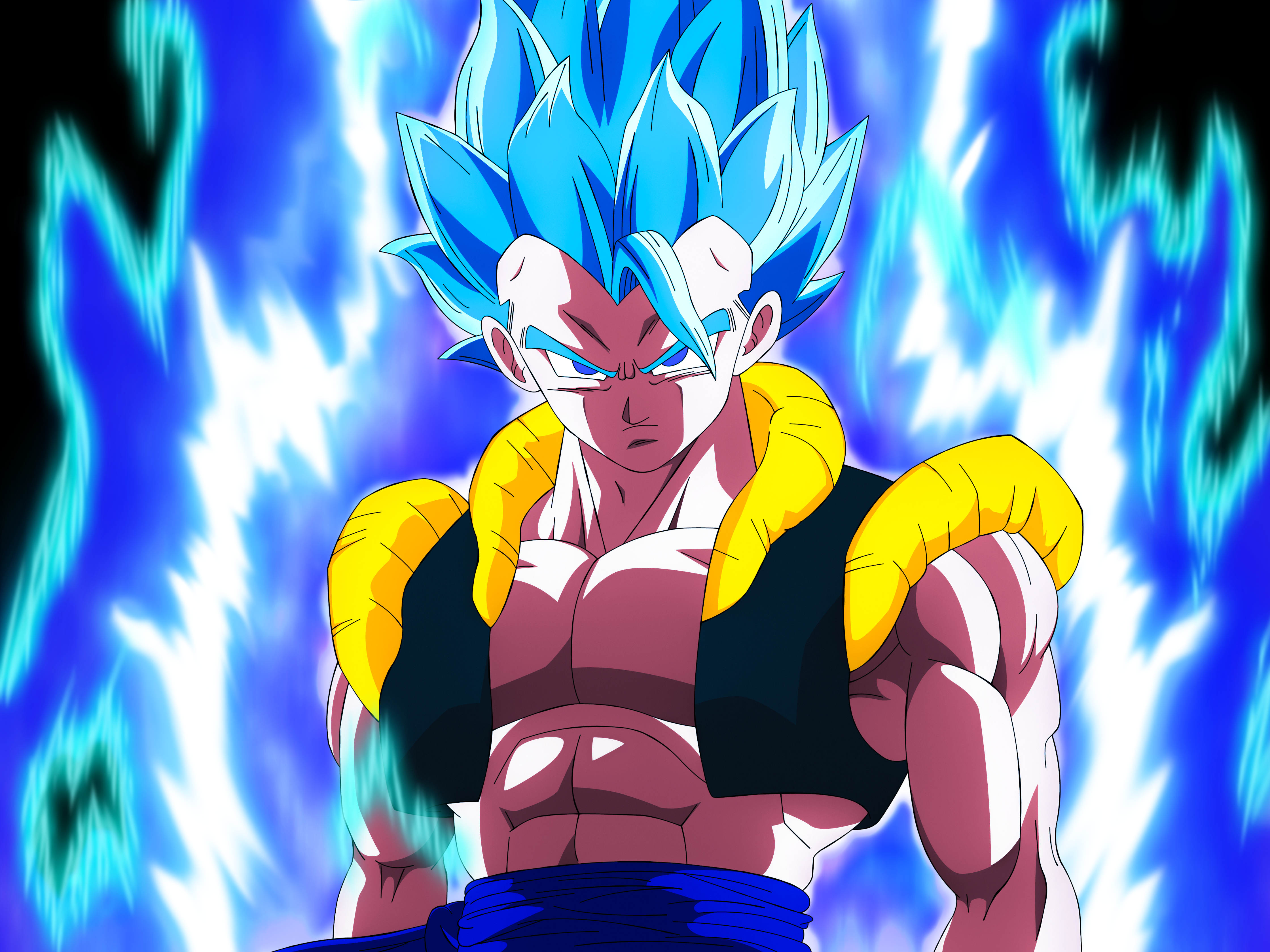 Download Goku Super Saiyan Blue DBZ 4K Wallpaper