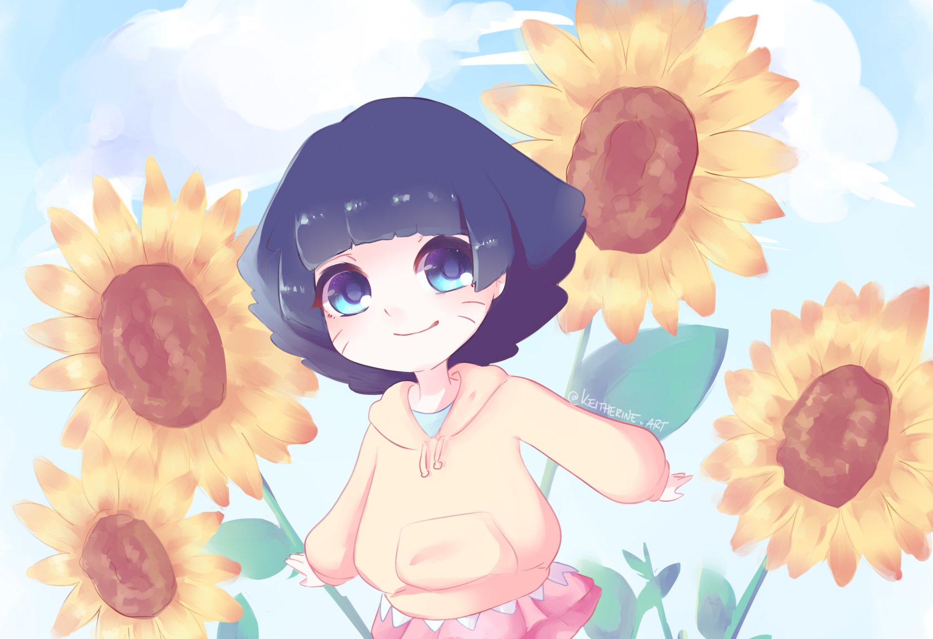 Download Himawari Uzumaki Anime Boruto HD Wallpaper by Keitherine