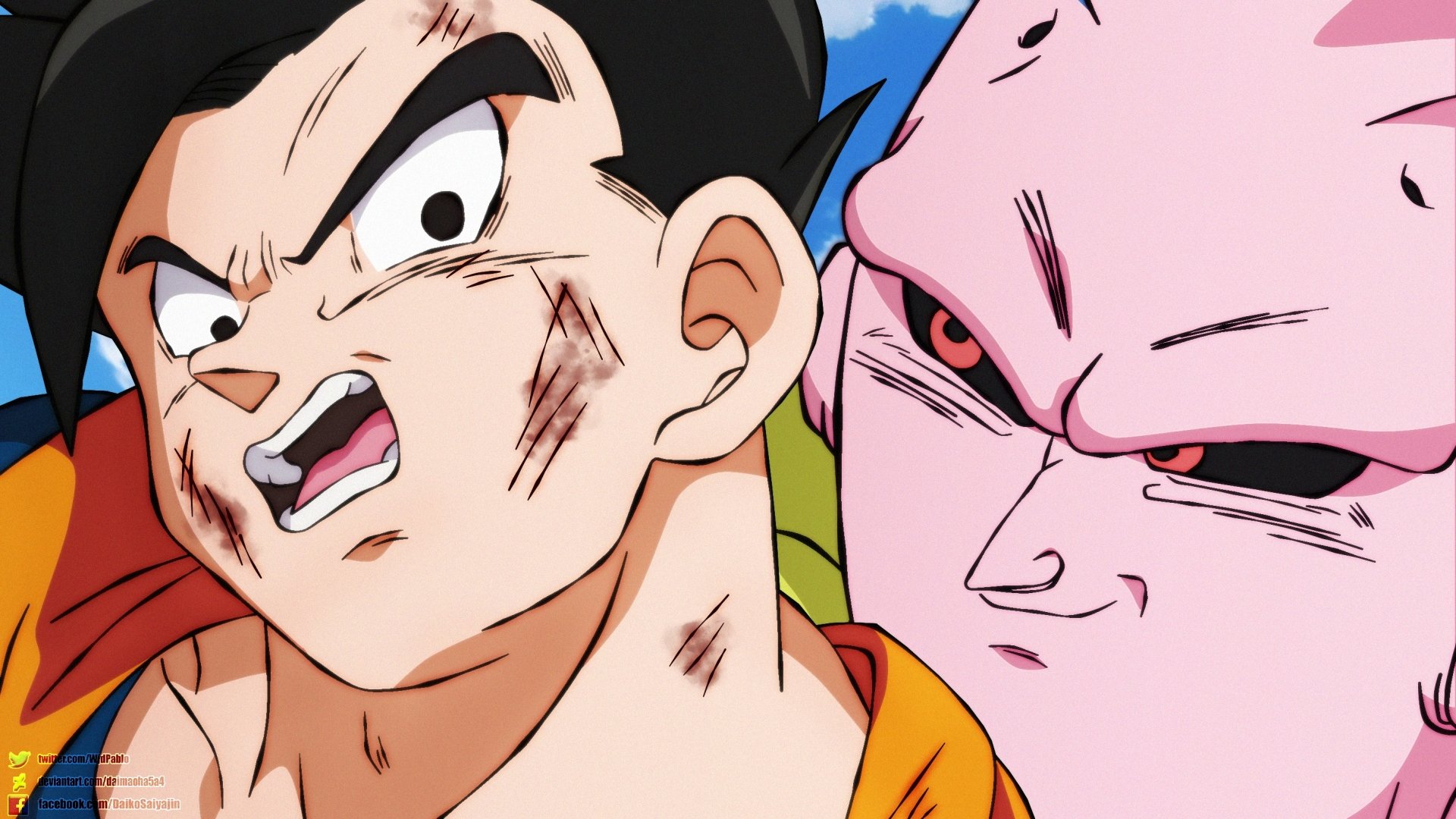 Download Majin Buu Gohan (Dragon Ball) Anime Dragon Ball Z HD Wallpaper ...