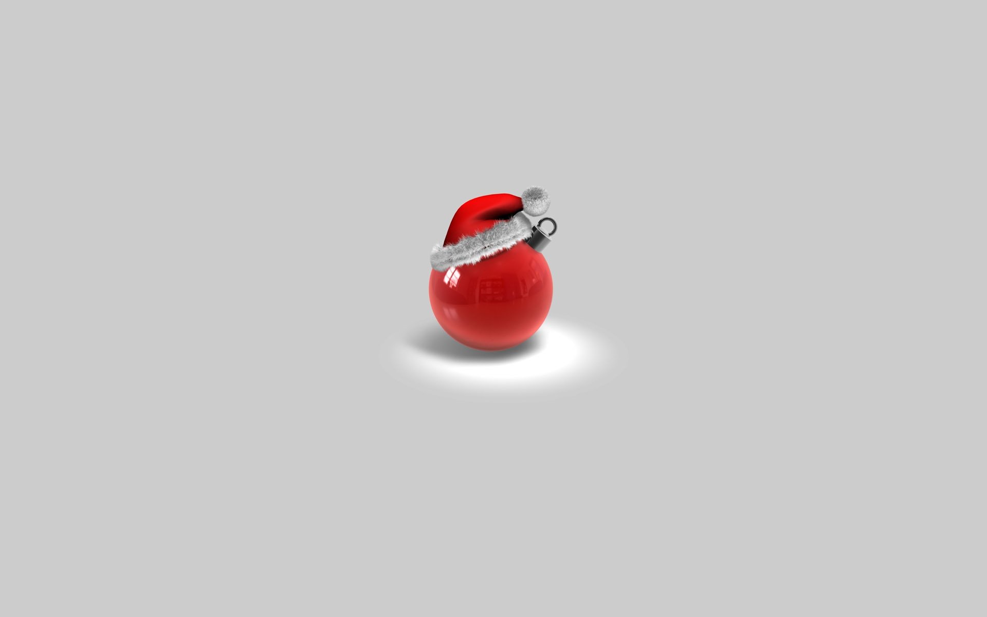 Download Minimalist Santa Hat Christmas Ornaments Holiday Christmas Minimalist Holiday HD Wallpaper