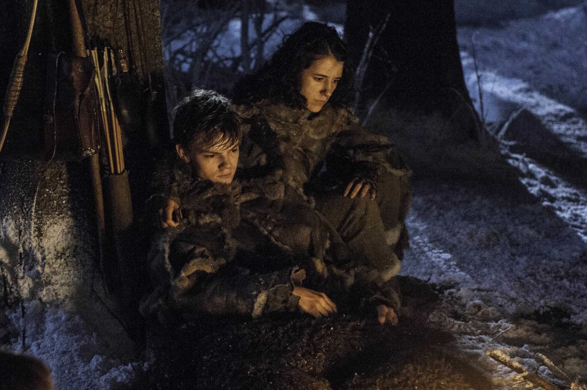 Download Thomas Brodie-Sangster Ellie Kendrick Meera Reed Jojen Reed TV  Show Game Of Thrones HD, image size:1920x1278