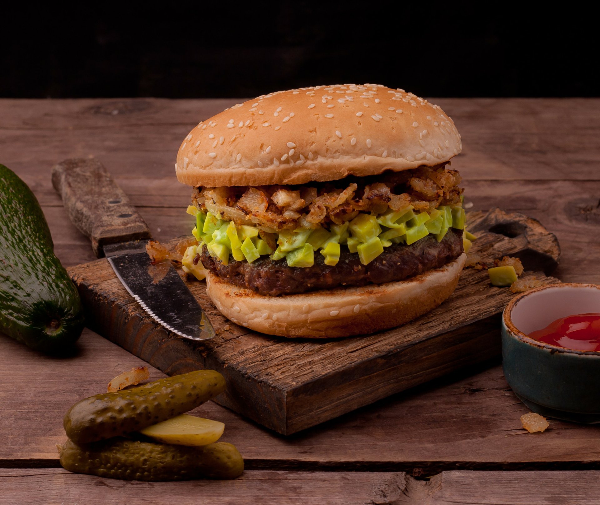 Download Pickle Still Life Food Burger HD Wallpaper by Dmitry Matasoff