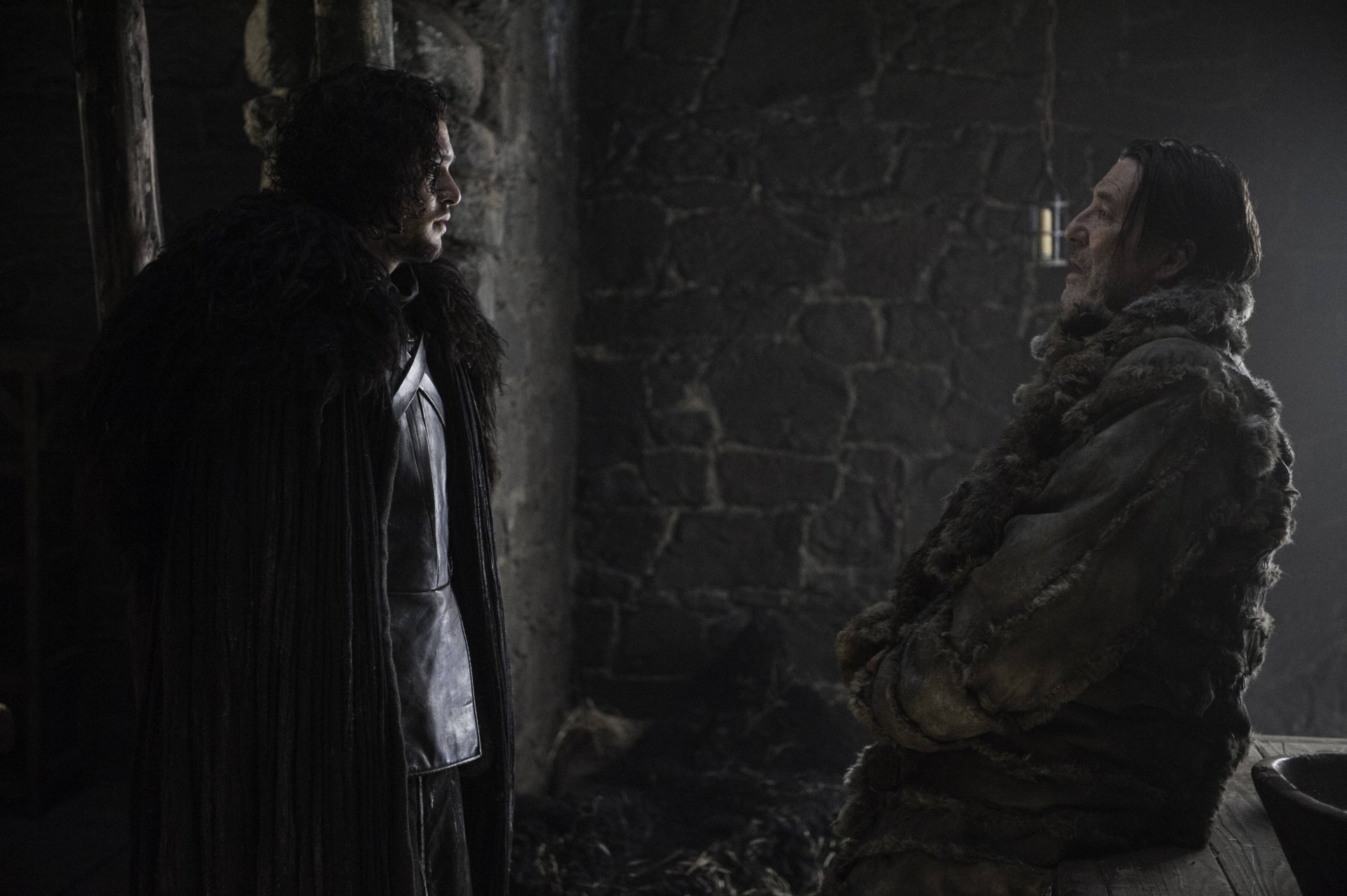 Download Kit Harington Ciarán Hinds Jon Snow Mance Rayder TV Show Game Of Thrones HD Wallpaper