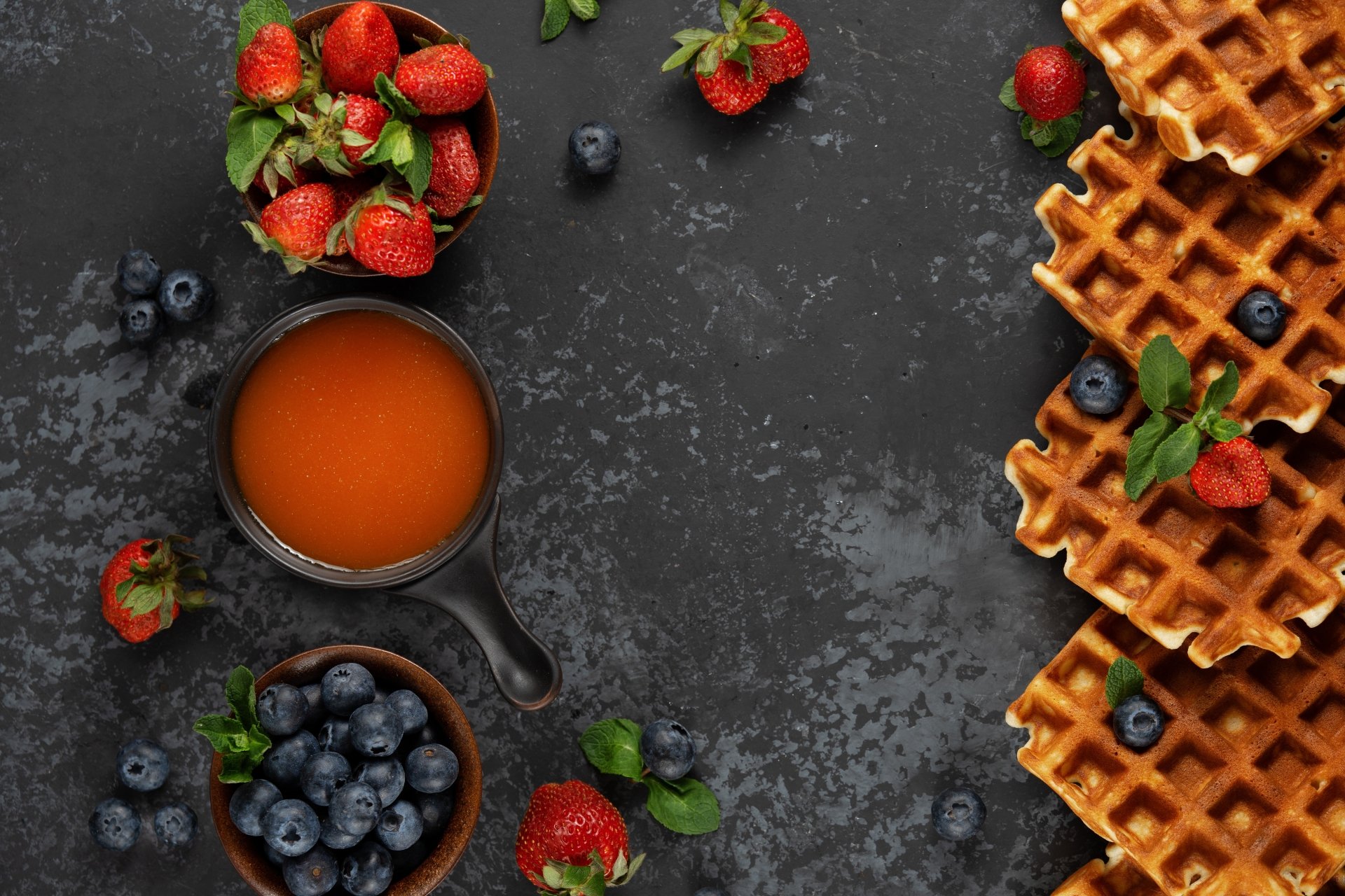 Download Fruit Still Life Strawberry Blueberry Breakfast Berry Food