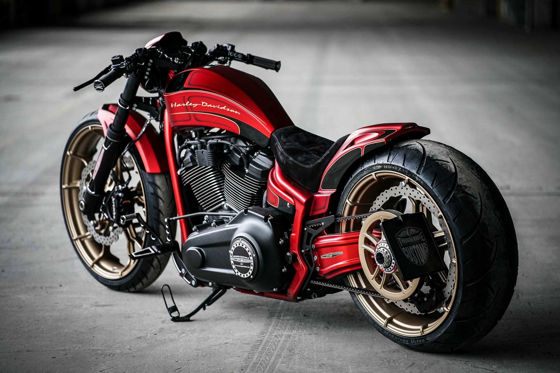 Download Thunderbike Customs Harley-Davidson Vehicle Custom Motorcycle