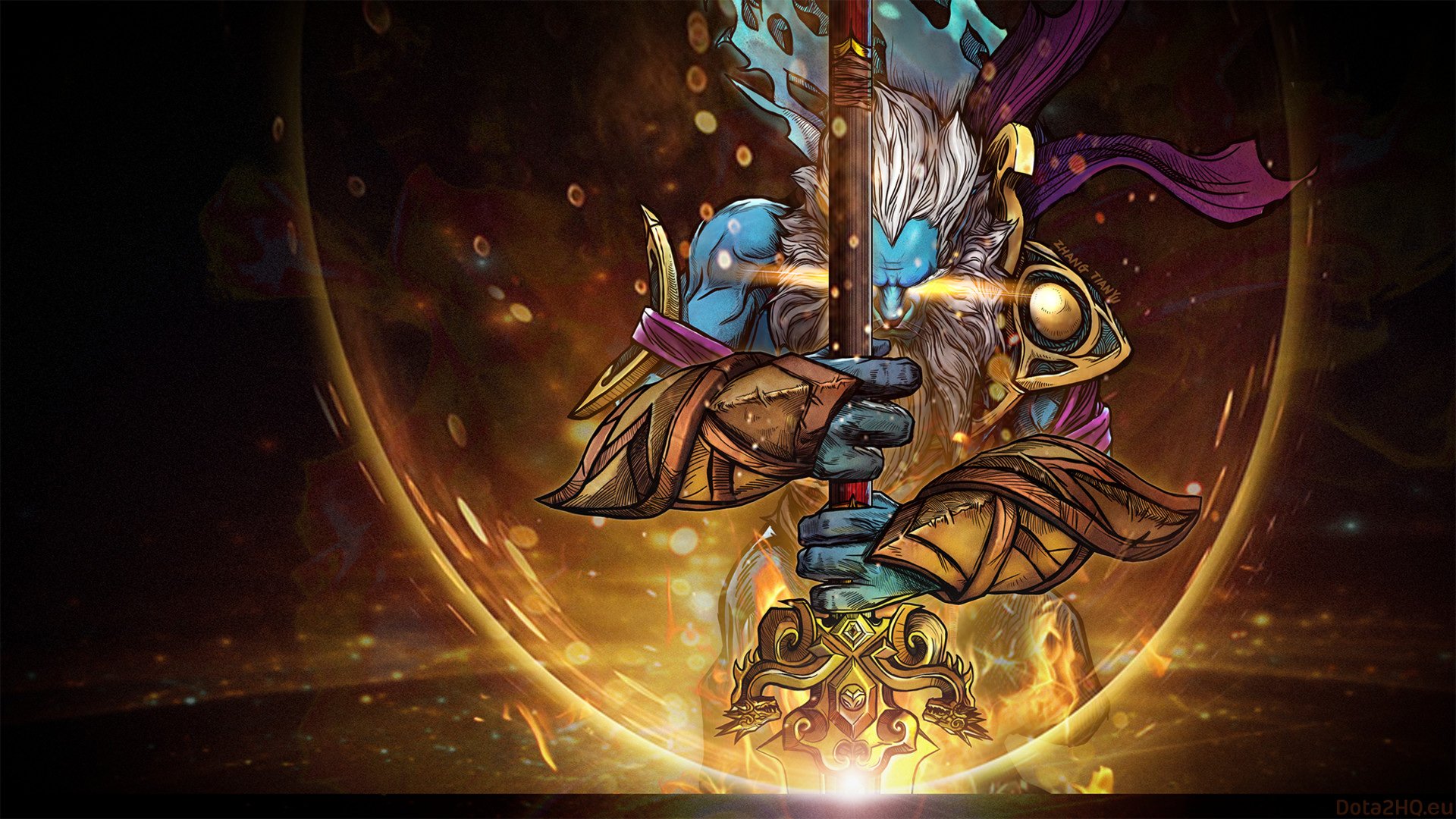 Download Phantom Lancer (Dota 2) Video Game DotA 2 HD Wallpaper by Zhang Tianyu