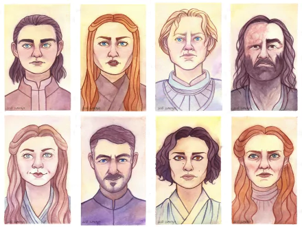 Catelyn Stark Ellaria Sand Petyr Baelish Margaery Tyrell Sandor Clegane Brienne Of Tarth Sansa Stark Arya Stark TV Show Game Of Thrones HD Desktop Wallpaper | Background Image